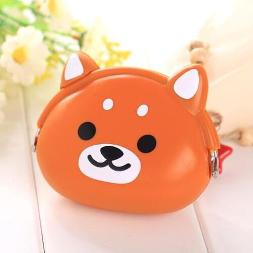 2019 New Girls Mini Silicone Coin Purse Animals Small Change Wallet Purse Women Key Wallet Coin Bag For Children Kids Gifts # G