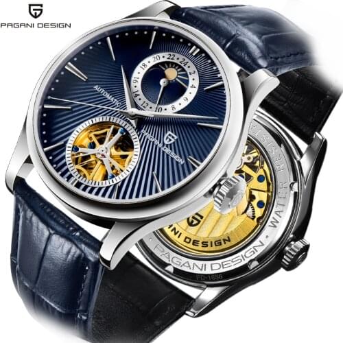 New PAGANI Design mechanical watches for men automatic watch luxury brand watch men 100M waterproof Tourbillon Relogio masculino