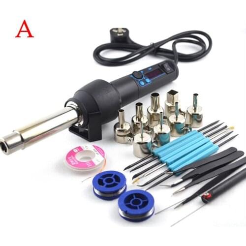 8858I Upgrade LED ESD Portable Constant temperature BGA Rework Solder Station Hot Air Adjustable Heat Gun Better Saike 8858