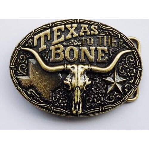 Hot Sale Western Teaxs Bull Belt Buckle For 4cm Widet Belt Women accessories
