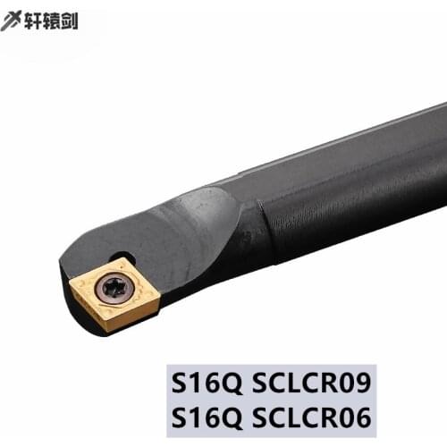 S16Q SCLCL09 SCLCL06 CNC Cutting Tools, Internal Tools for Turning Lathe Drill Bar Tool Holder CCMT060204