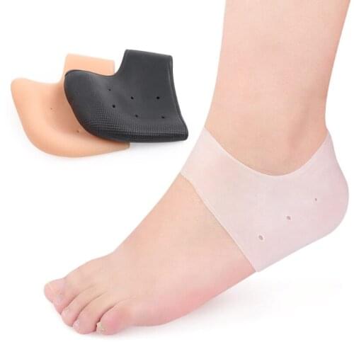 Silicone anti-cracking heel cover to relieve heel pain men and women moisturizing anti-cracking socks
