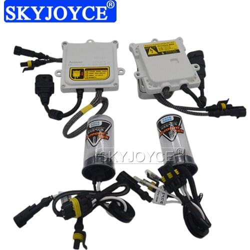 SKYJOYCE 1 Set Original Aozoom 55W Xenon Headlight Ballast Bulb Kit AC 55W Fast Start Ballast With 5500K H1 H7 H11 D2H Car Light