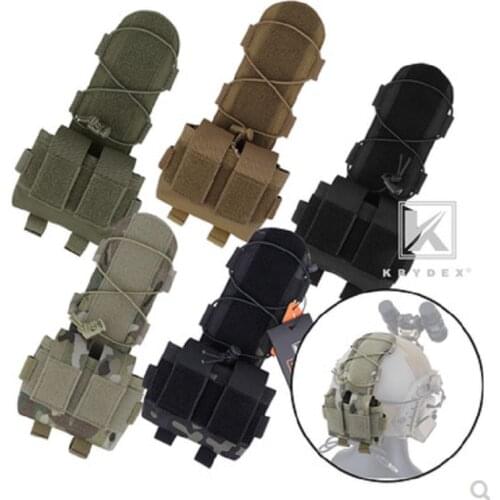 Krydex MK2 tactical helmet night vision counter weight bag