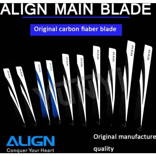 ALIGN RC Helicopter Parts 360mm 380mm 425mm 470mm 520mm 550mm 600mm 690mm 700mm Carbon Fiber Main Blade Propellers 3D Flight