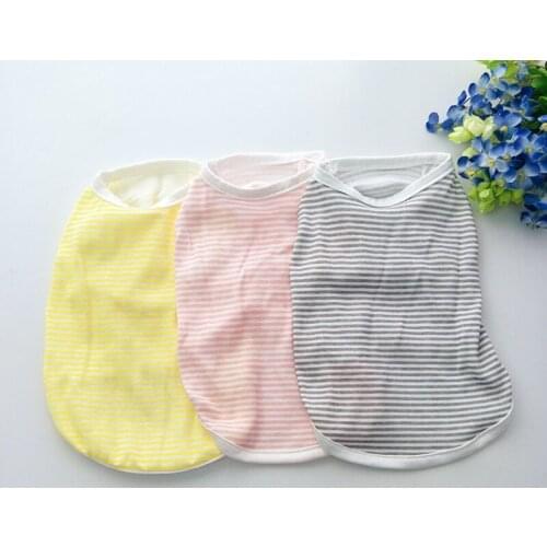 Summer Dog Vest Cotton Pet Pajamas T-shirt Yorkshire Pomeranian Bichon Poodle Schnauzer Dog Clothes Puppy Clothing Outfit Coat