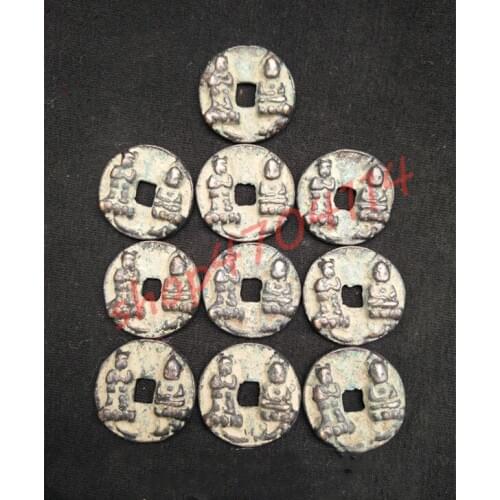 100% authentic, ancient China, Chunhua Yuanbao, a set, 10 pieces, antique collection