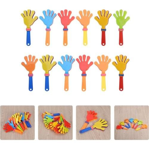 24pcs Hand Clappers Plastic Clapping Device Clapping Hands Party Accessories