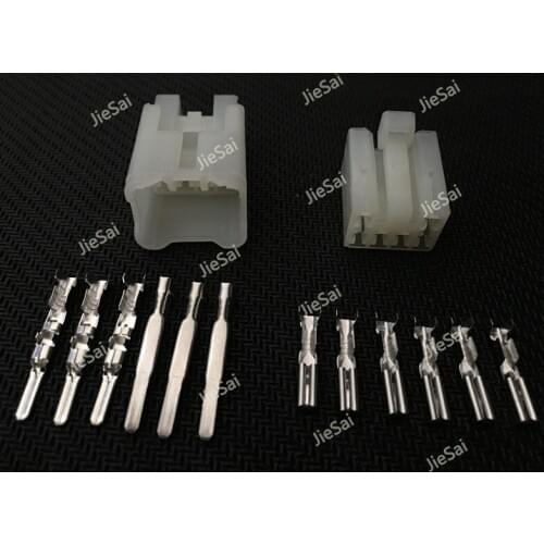 6 Pin 7122-1360 7123-1360 Auto Female Male 2.3(090) Connectors Power Connector Housing CD Connector