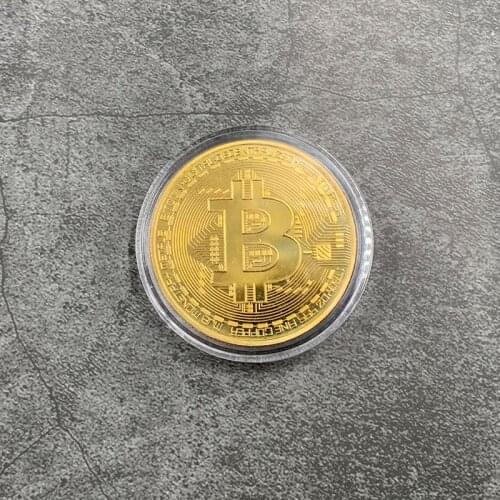 Bitcoin Virtual Commemorative Coin Dogg Collectible Coin Detachable Keychain Creative Pendant