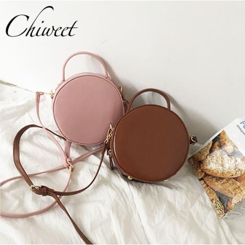 Brand 2020 Chic Small Round Handbag Designer Women Candy Color Crossbody Messenger Bags Casual Shape Tote Girls Shoulder Bag Sac