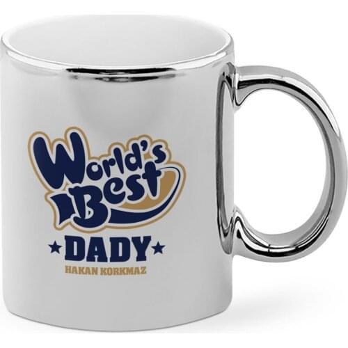 Fathers Day Custom World 'S Best Father Chrome Mug Cup-3