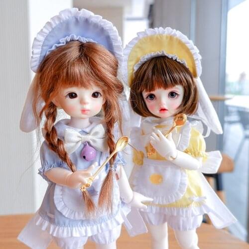 BJD 1/6 baby clothes mayonnaise and blueberry jam set big 6 minute Yosd doll clothes 30cm doll clothes suit