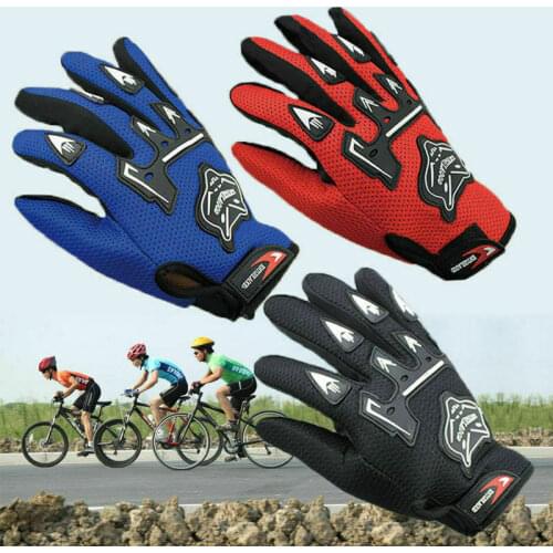 Kids Children Junior Motorcycle Motorbike Gloves MX Motocross Pit ATV Dirtbike Quad Bicycle Children Gloves Full Finger Gloves