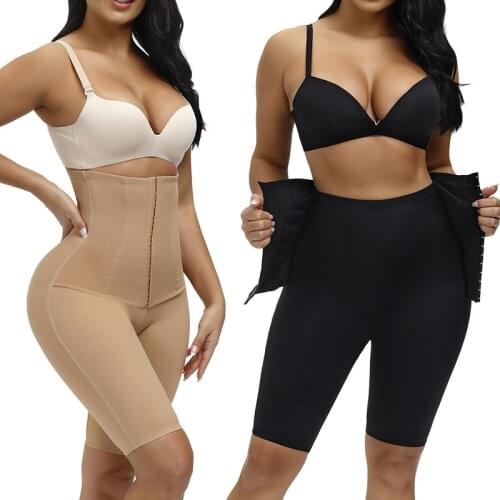 Women Waist Trainer High Waisted Push Up Panties Thigh Trimmer Leggings Pants Shaper Hip Butt Lifter Body Shaper Slimming Shapew