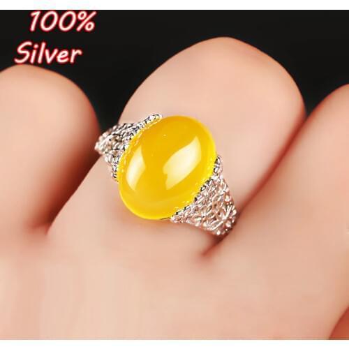 925 Sterling Silver Color Adjustable Ring Blank Settings Fitting 12*15mm Oval Cabochons Tray Jewelry Making