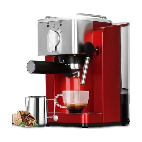 Espresso Coffee Maker 15 bar Mini Steam Coffee Machine Pump-Type High-Pressure Italian Coffee Machine Cafetera TSK-1827RA