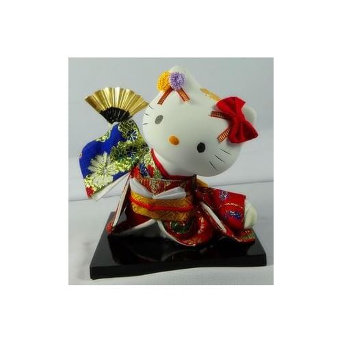 Beautiful valentines day gifts for Art dolls Geisha Creative Japanese style Ornament A Fortune Cat statue home decoration