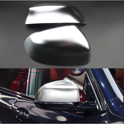 For Bmw X5 G05 X6 G06 X3 G01 X4 G02 1 Pair Replacement matt chrome Mirror Cover ABS Mirror Cover