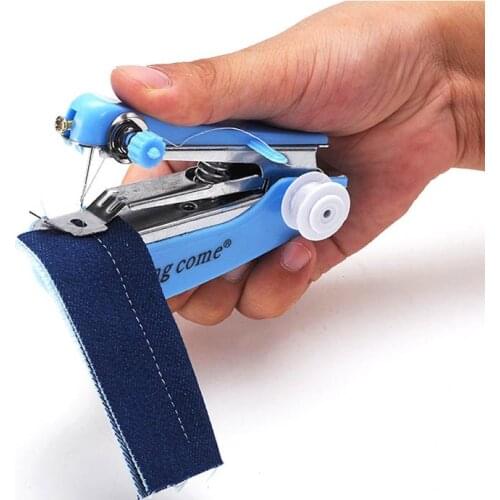 Mini sewing machine Hand sewing Multi-function sew handkerchief clothes For children sewing DIY and Create