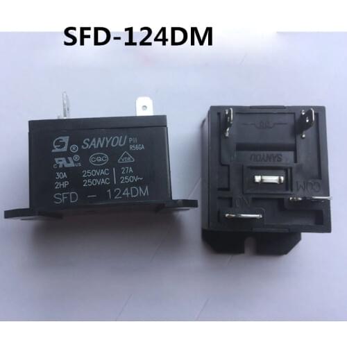 NEW power relay SFD-124DM SFD124DM 24VDC DC24V 24V 30A 250VAC 4PIN