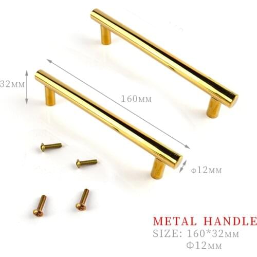 2pcs New Design Modern Decorative Fruit Tray Metal Handle For Home Decoration Silver Metal Handle