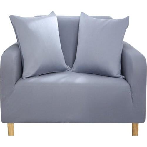 Stretch Sofa Slipcover Single Double Three Seat Anti-Slip Soft Couch Cover Washable Furniture Protector With Foam Elastic Bottom