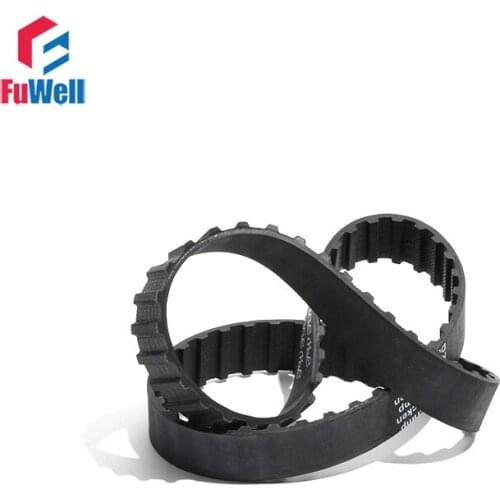 L Type Closed Loop Pulley Belt Black Rubber Timing Belt 12.7/15/20/25/30/38mm Belt Width 863L/890L/938L/1028L Toothed Gear Belt