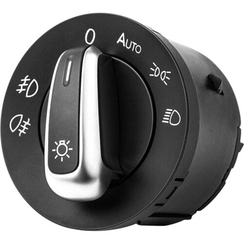 SCJYRXS 10 Pins Headlamp Switch With Auto 5ND 941 431 B For Passat B5 Golf MK4 Bora 5ND941431B 5ND 941 431B