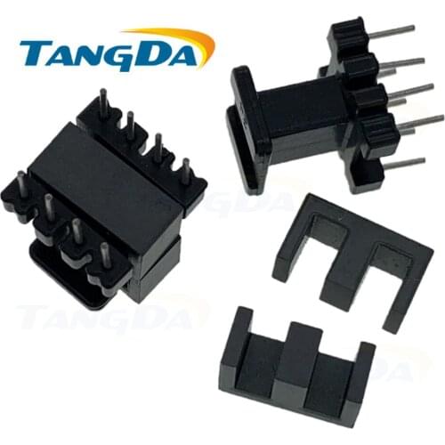 Tangda EE10 core EE 10 Bobbin magnetic core + skeleton soft magnetism ferrites magnetic core 4+4pin 8P SMPS RF Transformers A