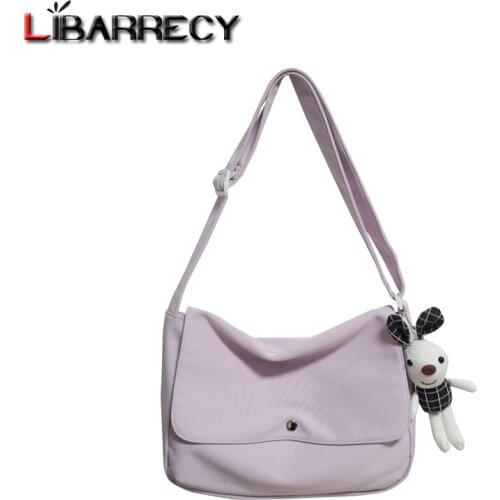 2021 Students High-quality Nylon Bags New Solid Color Casual Shoulder Bag Ladies Fashion Diagonal Bags Women Travel Bag Sac