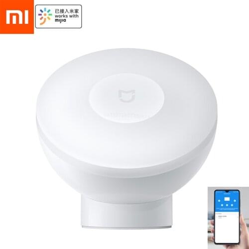 XIAOMI Mijia Night Light 2 Bluetooth Version Adjustable Brightness Infrared Smart Human Body &Light Sensor Work with Mi Home App