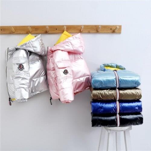 2020 Winter Parkas Kids Baby Zipper Hooded Baby Boy Clothes Parkas Toddler Girl Winter Clothes