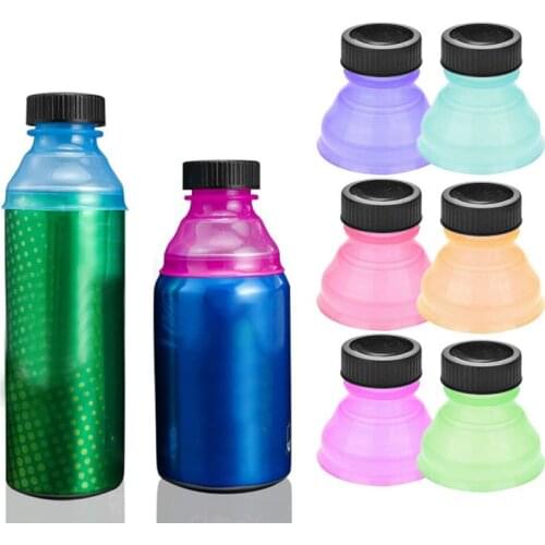 1pc Reusable Plastic Beer Water Dispenser Lid Protector Caps Cover Bottle Top Soda Saver Can Cap Fashion Kitchen Bar Accessories