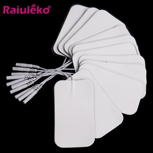 20/10PCS Replacement Tens Electrode Pads Acupuncture Therapy Pads EMS Muscle Stimulator Electric Digital Machine Massager Patch