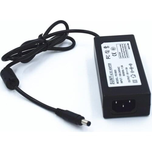 6V5A Switching Power Adapter CE/FCC Certified DC Stabilized Voltage Energy Saving Standby Consumption Lower