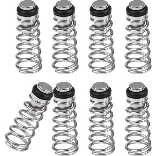 8 Pcs Poppet Valve,Universal Poppet Valve,Keg Poppet Valve,Ball Lock Poppet Valve,Pin Lock Poppet For Homebrewing (8 Pcs)