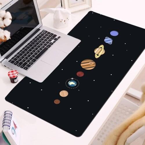 Large Mouse Pad 30*80cm Universe Starry Sky Family Laptop Gamer Rubber Mouse Mat MousePad Desk Gaming Mousepad Cup Mat