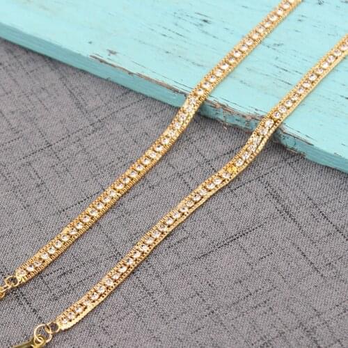 New Fashion Double-shoulder bra shoulder strap chain rhinestone shoulder strap underwear belt bra straps/Lingerie straps