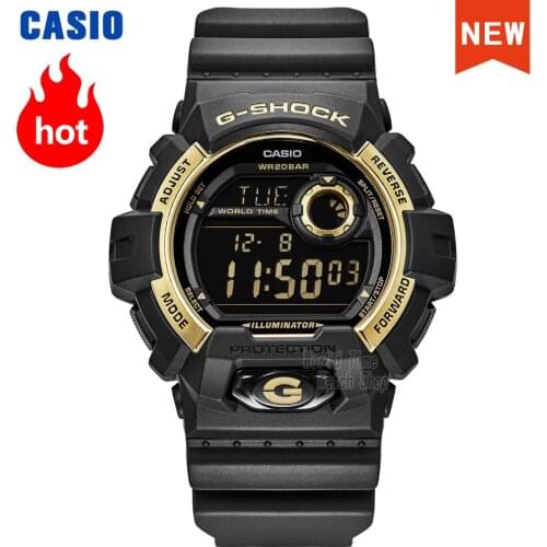 Casio watch men g shock New style black gold 200m Waterproof quartz men watch relogio masculino G-8900GB-1