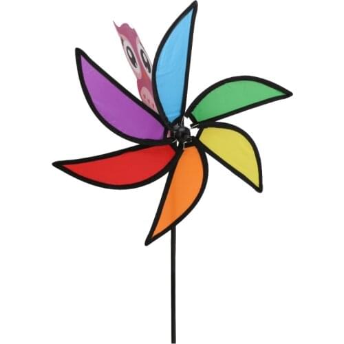 HBB 1PC 3D Large Cute Cartoon Animal Windmill Wind Spinner Whirligig Yard Garden Decor Kids Outdoors Travel Classic Toys