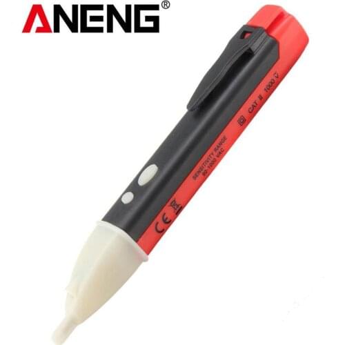 ANENG Multiple Induction LED Light Pencil Non-contact Electrical Test Pencil 90-1000V AC Voltage Detector Tester Indicator Auto