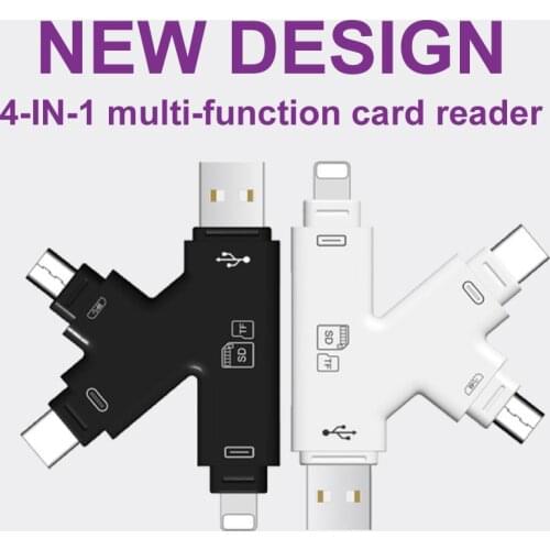 Lightning Micro SD/TF OTG Card Reader Multi Memory Mini Adapter for iPhone 6/7/8 11 XR Plus iPod iPad OTG Cardreaders