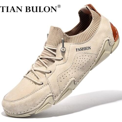 Fashion Casual Shoes Men Designer Men Luxury Sneakers Italian Males Loafers Moccasins Breathable Driving Shoes Plus Size 38-48