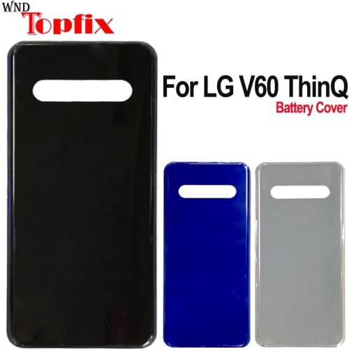 For LG V60 ThinQ Battery Cover Back Glass Housing Back Case Backshell For LG V60 Thinq Back Battery Cover