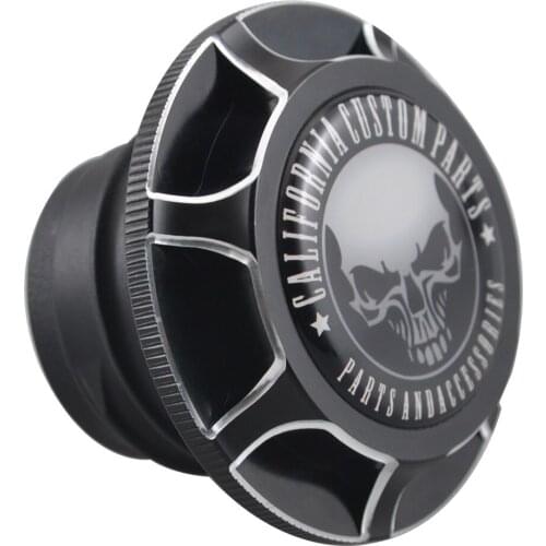 Motorcycle Fuel Gas Tank Cap 3D Patch Black Oil Cap Cover For Harley Sportster XL 1200 883 Dyna Trike Touring Road King Softail