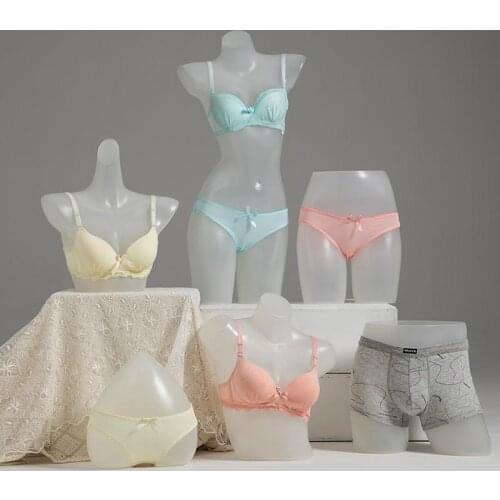 Model Half Body Mens Underwear Fake Body Mannequin Upper Body Convenient Bra Rack Underwear