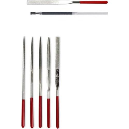 1set/5pcs 140mm Diamond Mini Needle File Set Handy Tools for Ceramic Glass Gem Stone Hobbies and Crafts Portable Hand tools