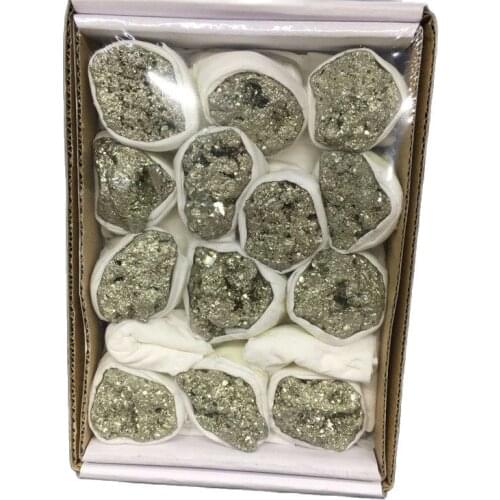 Natural Raw Mineral pyrite Quartz Crystal Reiki Healing Home Decoration