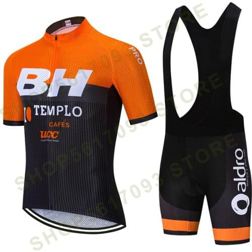 ORANGE BH Cycling wear 20D Bike shorts suit men‘s summer MTB quick dry pro BICYCLING jersey Maillot Culotte Clothing